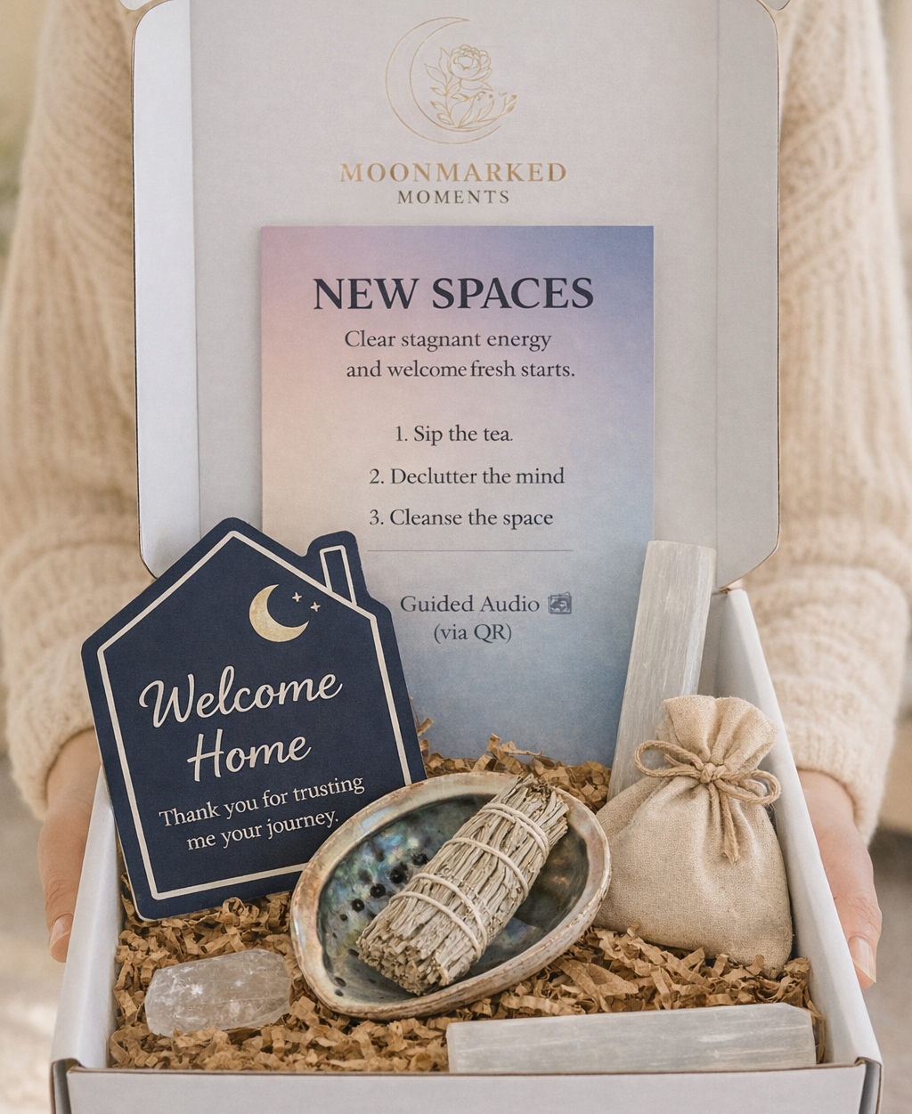 New Spaces Gift Box | Housewarming Gift | Space Clearing & New Beginnings