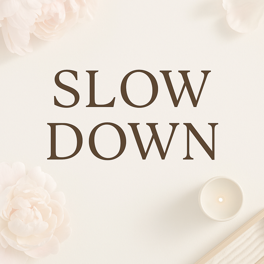 The Night I Finally Slowed Down and What It Taught Me About Healing...