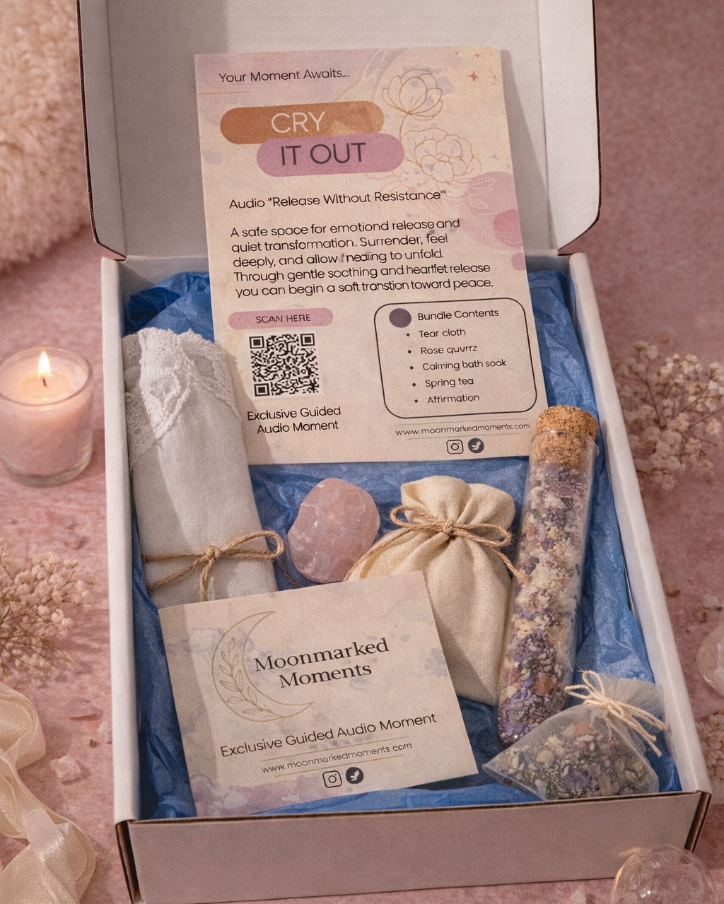 Cry It Out Gift Box| Emotional Healing Gift | Grief & Breakup Support Gift Set