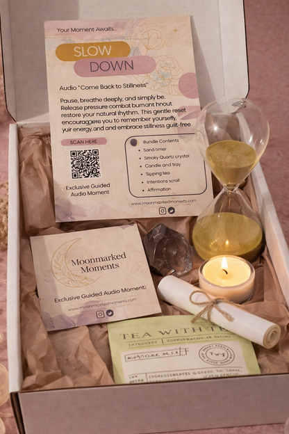 Slow Down Gift Box | Burnout Recovery Gift | Self Care & Stress Relief Gift Set