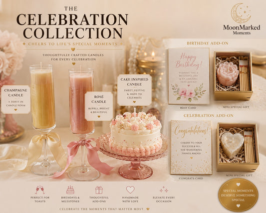 Champagne Celebration Candle | Luxury Soy Candle Gift for Birthdays & Milestones